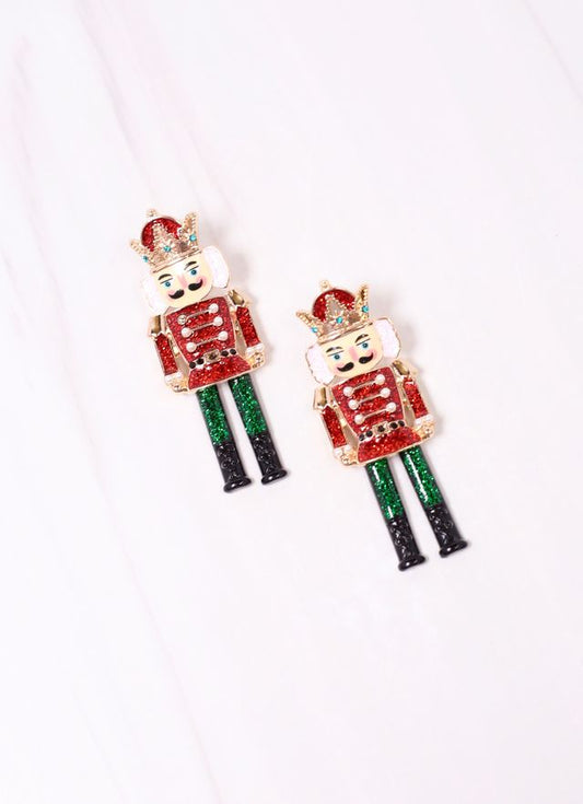 Nutcracker Waltz Earring RED