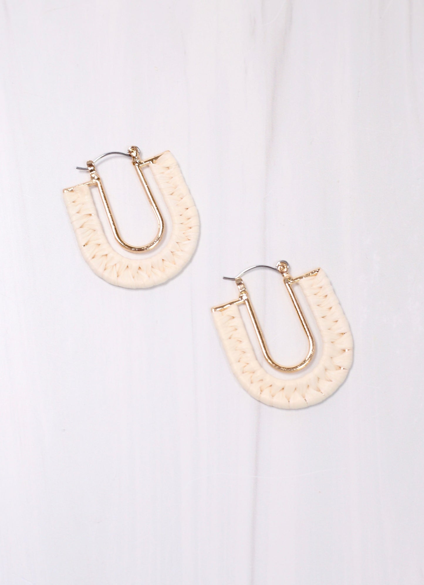 Roxbury Wrapped Drop Earring Ivory