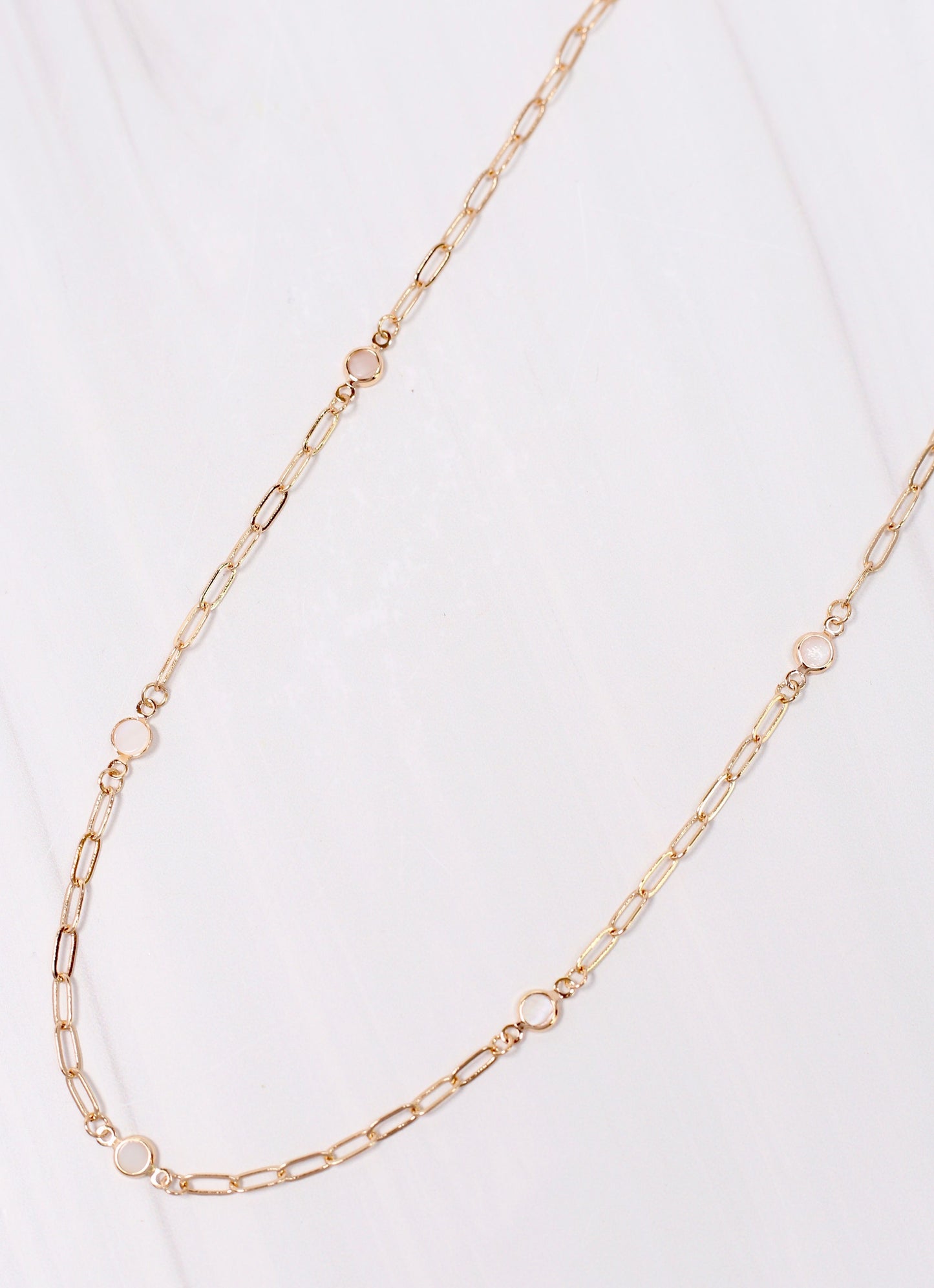 Rhodes Link Necklace GOLD