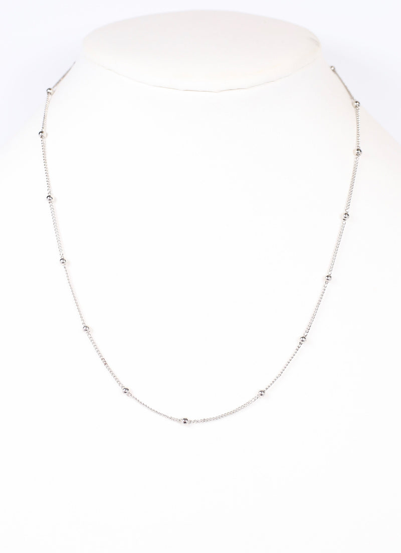 Bartow Dotted Necklace SILVER