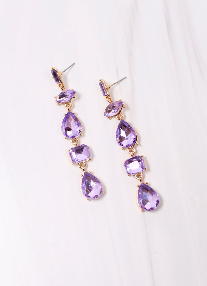 Timmins Stone Drop Earring LAVENDER