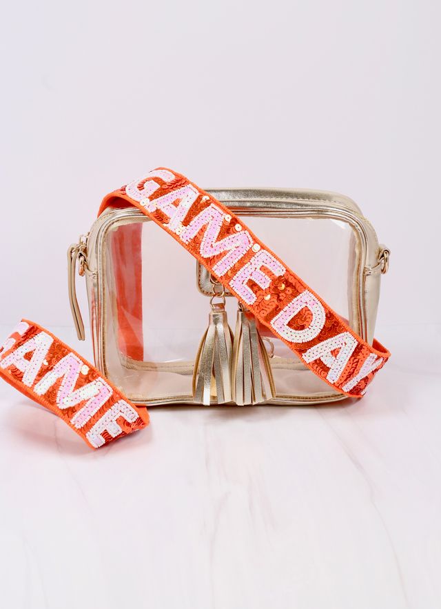 Game Day Star Sequin Strap ORANGE