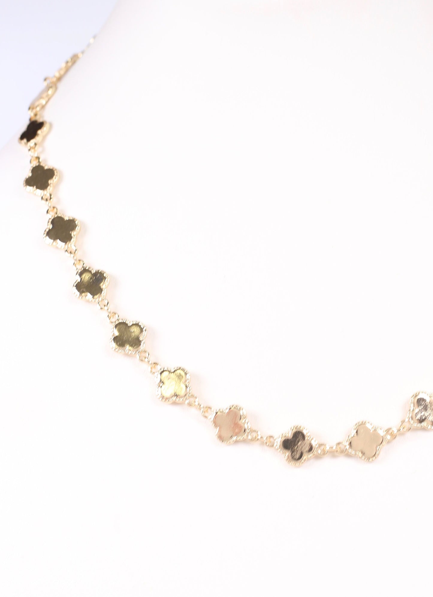 Blackburn Clover Necklace GOLD