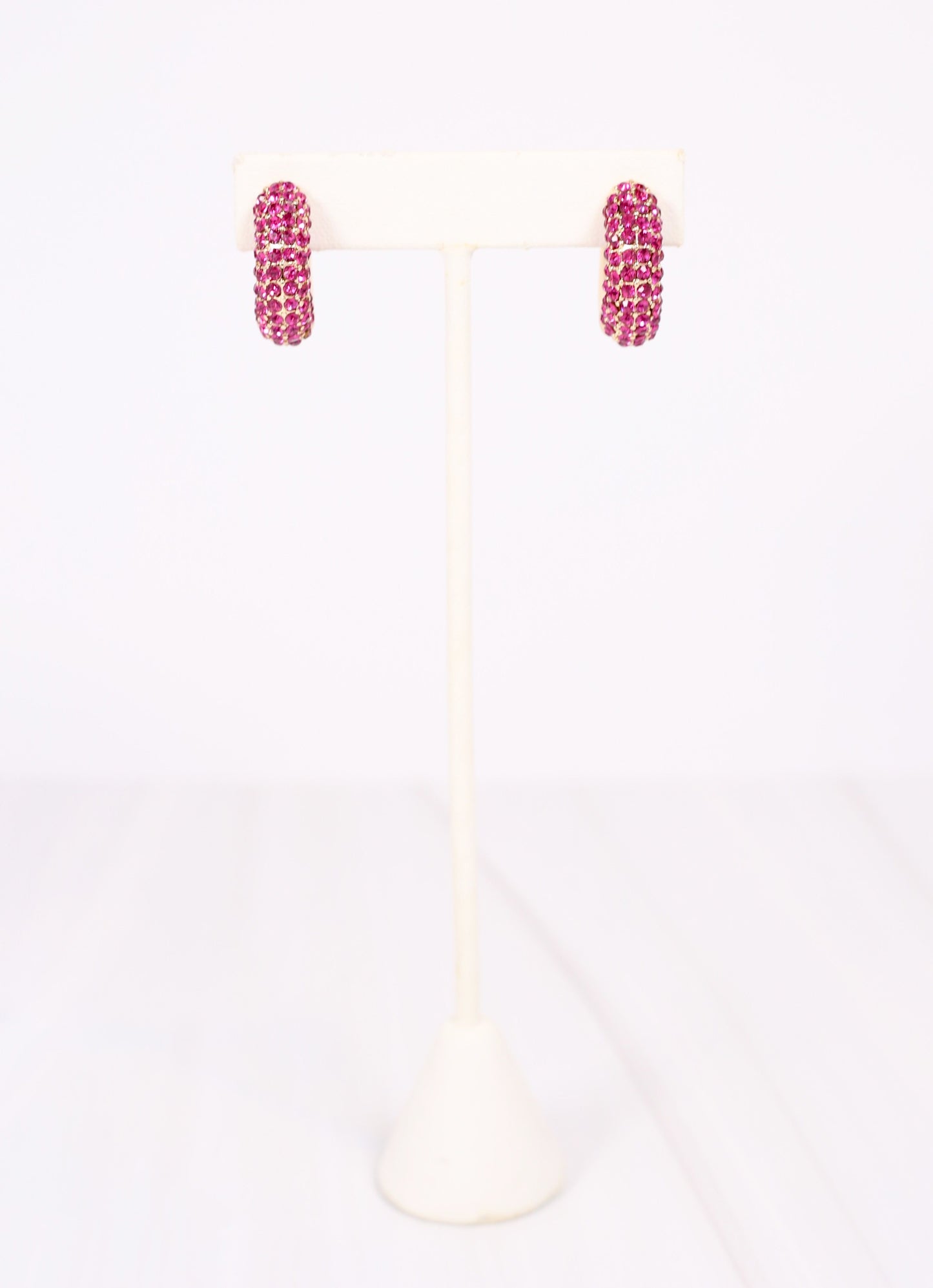 Sewell CZ Hoop Earring FUCHSIA