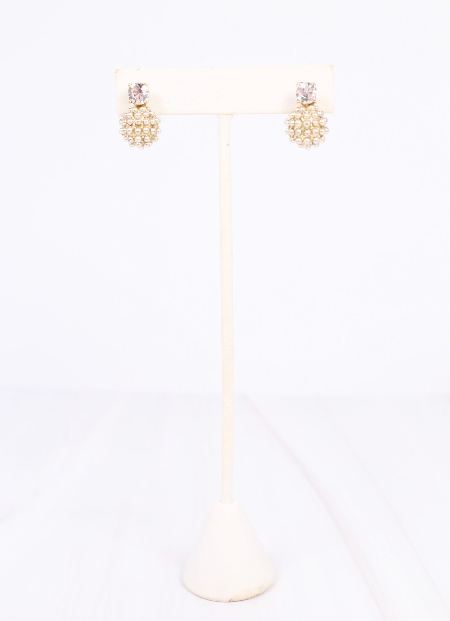 Woodall CZ Drop Earring GOLD