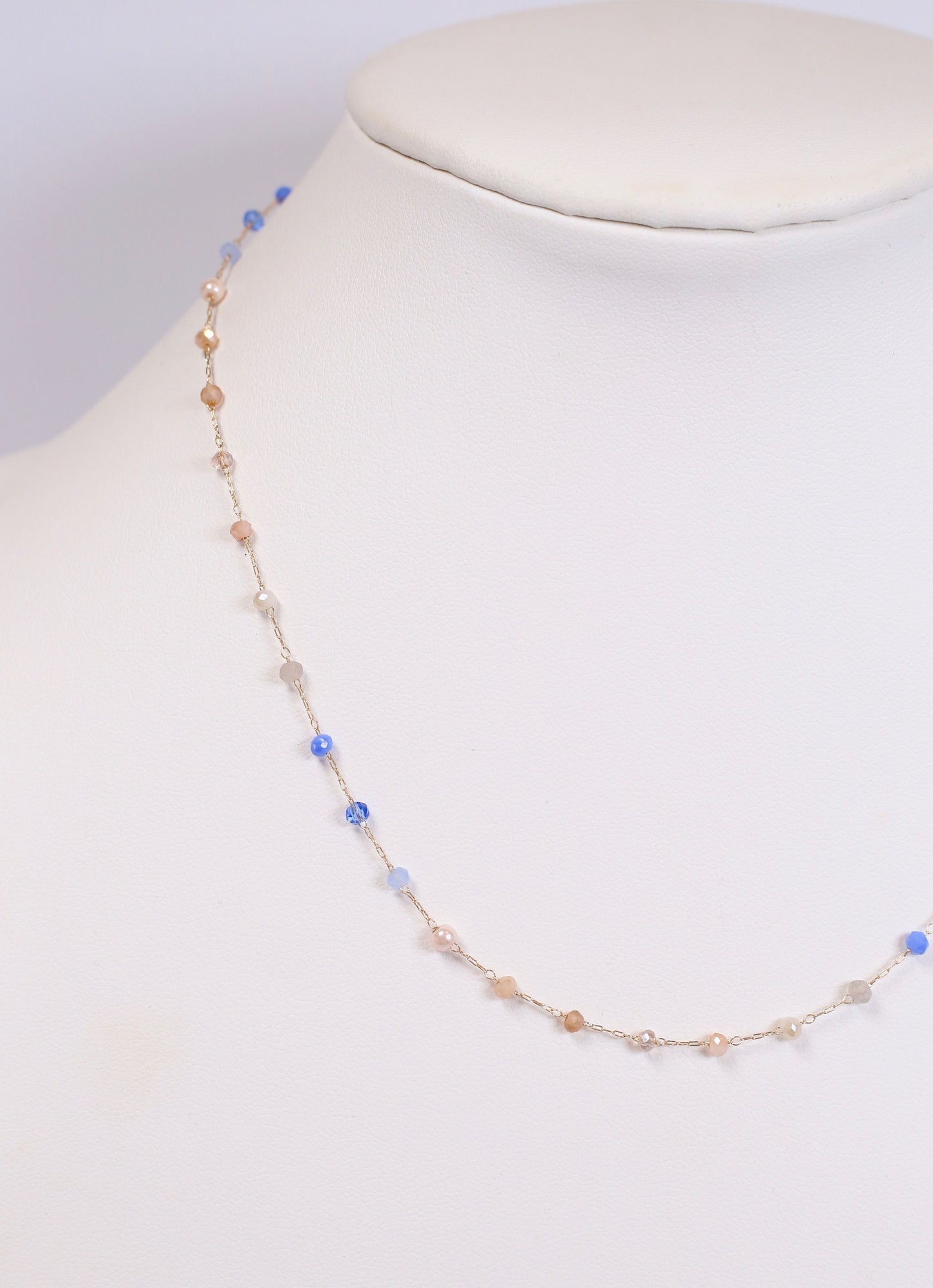 Dunbar Beaded Necklace BLUE