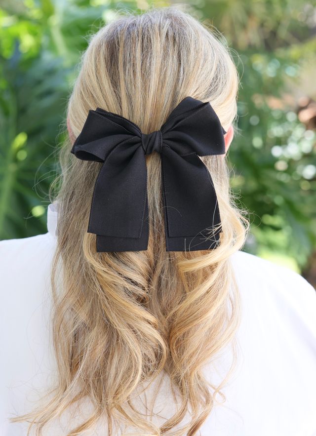 Gino Hair Bow BLACK