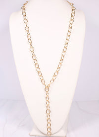 Connell Long Link Necklace GOLD
