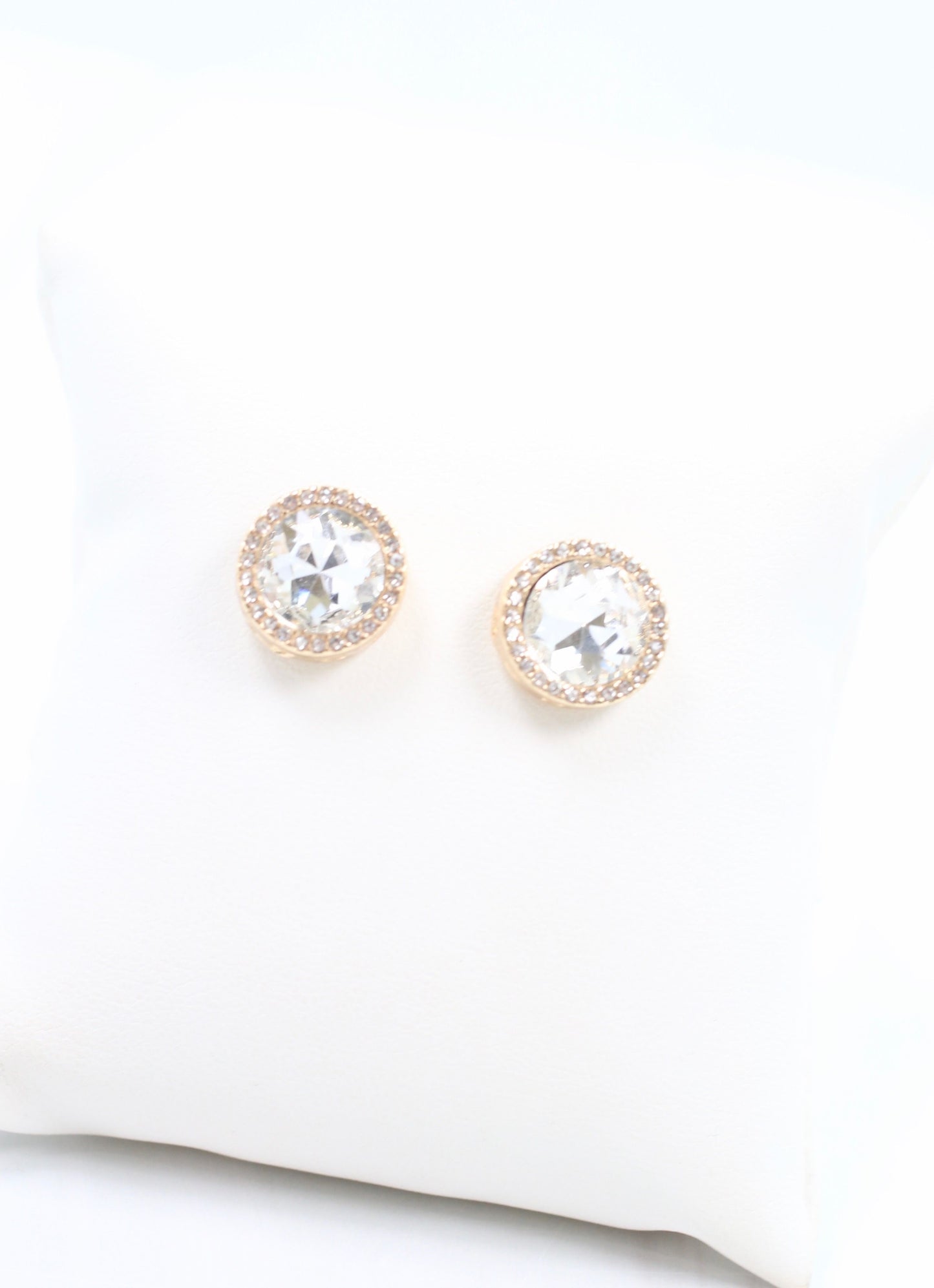 Carlos Crystal Stud Earring CLEAR