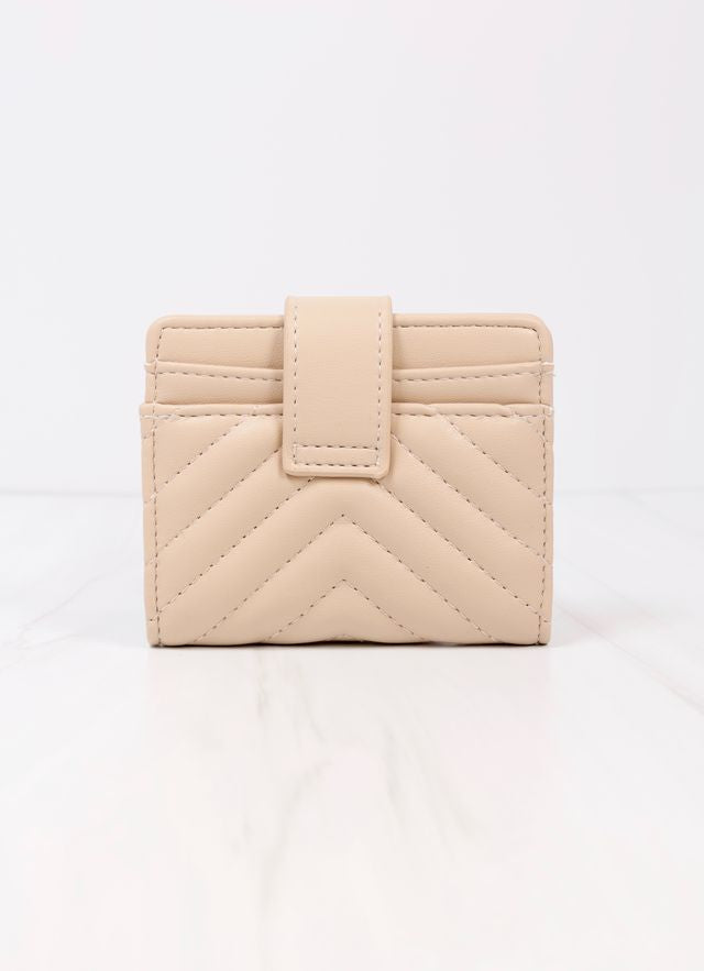 Tate Card Holder Wallet Nude V Quilted