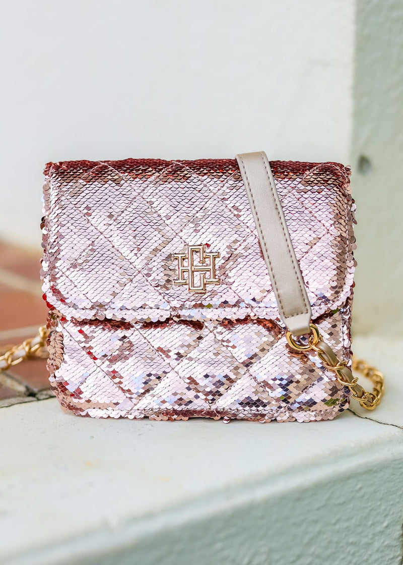 Evelyn Crossbody CHAMPAGNE SEQUIN