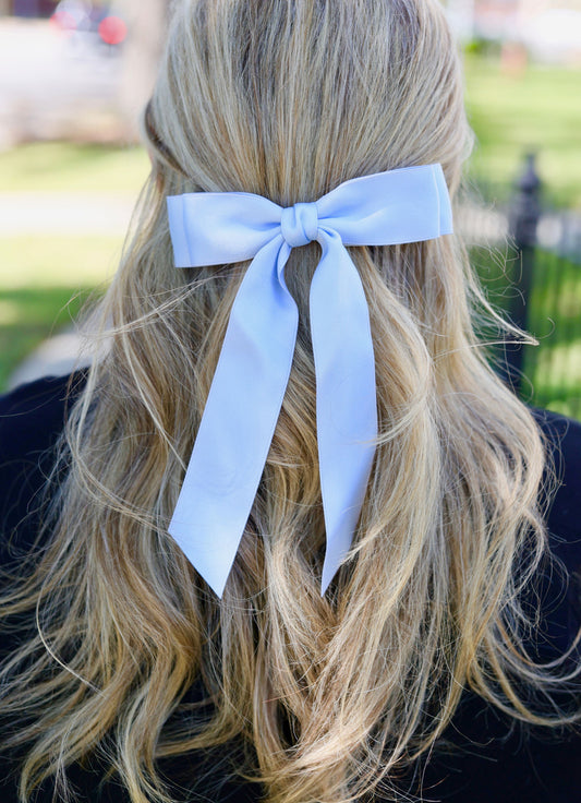 Gertrude Hair Bow LIGHT BLUE