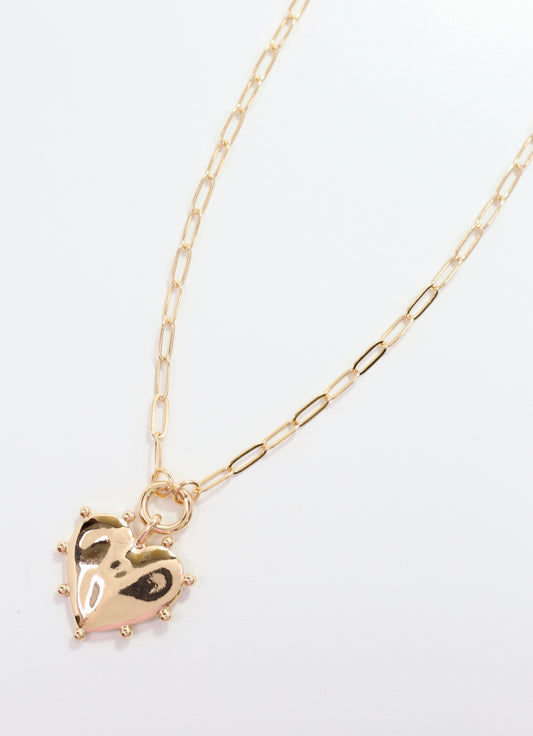 Bernier Heart Necklace GOLD