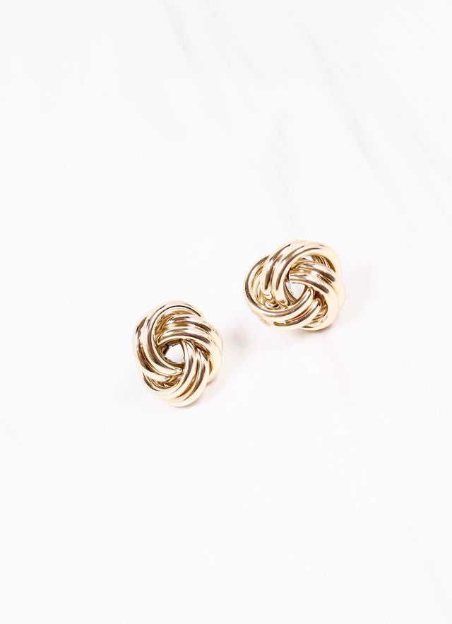 McRobbie Knot Earring Gold