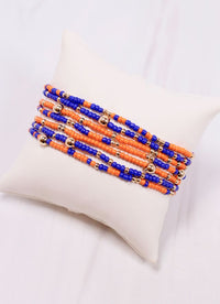 Karnes Bracelet Set BLUE ORANGE