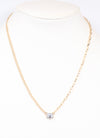 Marina Necklace with CZ Accent GOLD