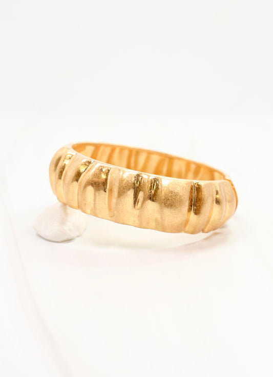 Hightower Cuff Bracelet WORN GOLD