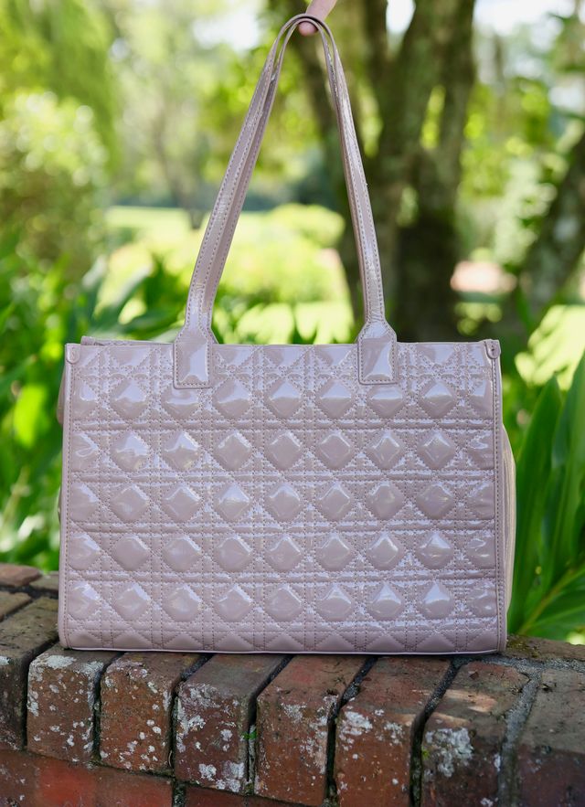 Shane Tote Taupe Patent LQ