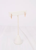 Hagen CZ Huggie Earring with Spike GOLD