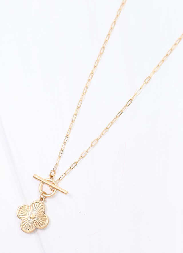 Jamal Clover Necklace GOLD