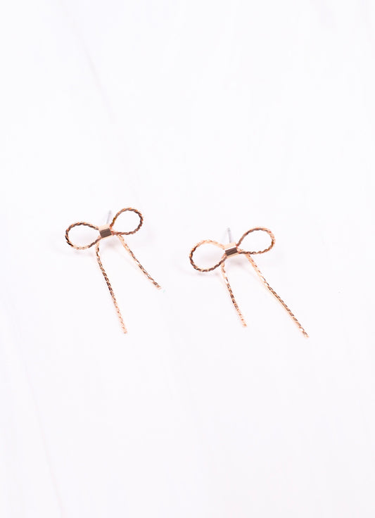 Anna Bow Earring GOLD