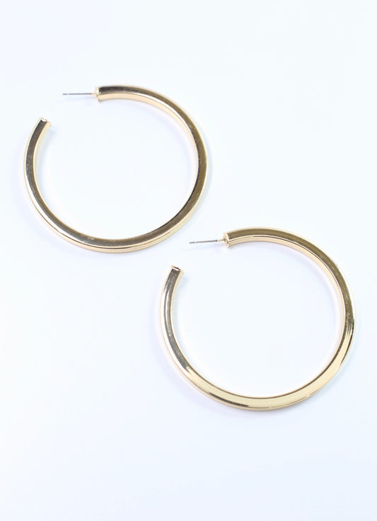 Amita Hoop Earring SHINY GOLD