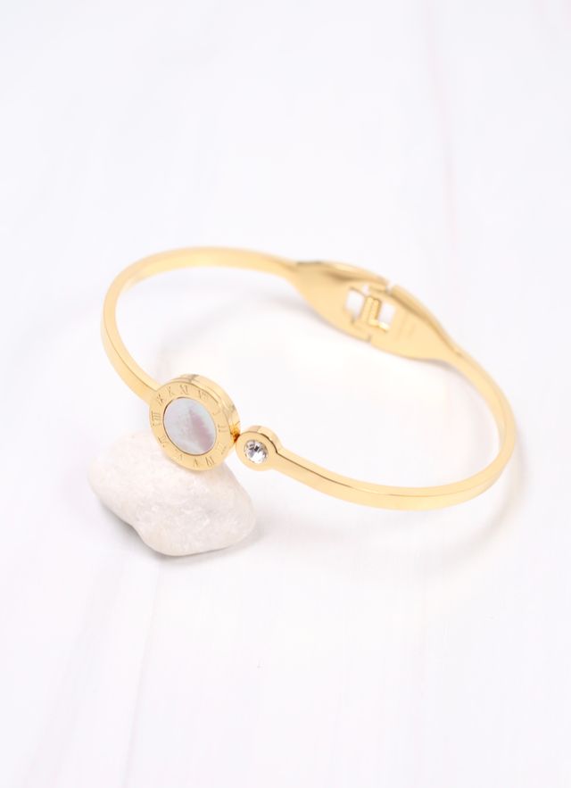 Kimberlee Bangle with Accent GOLD