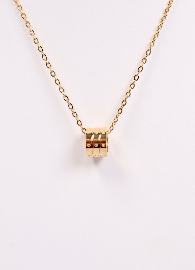 Andres Necklace with Charm GOLD