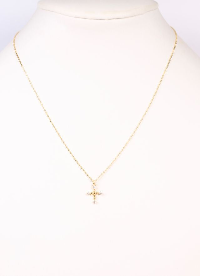 Berges Cross Necklace GOLD