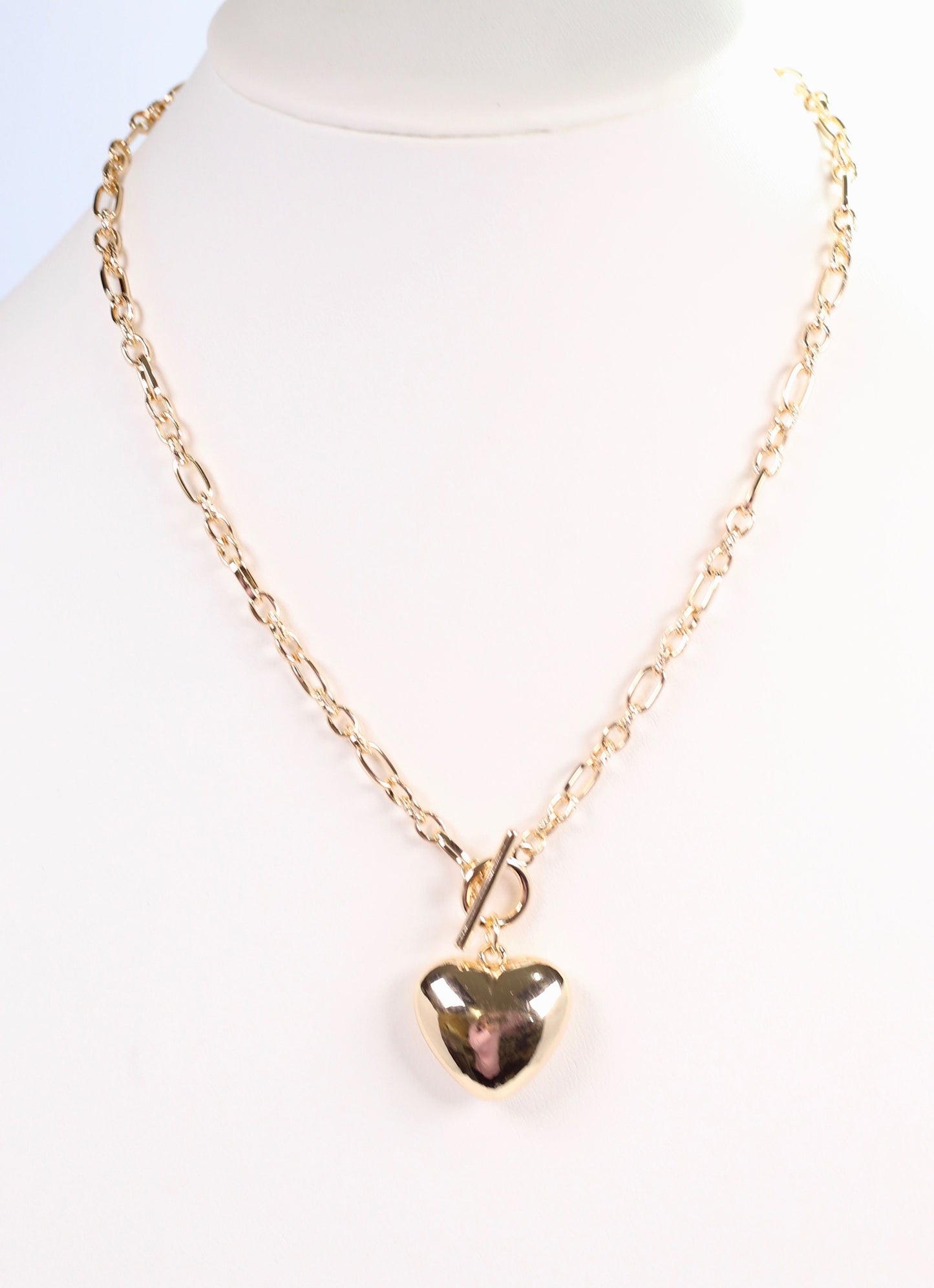 Courtney Heart Necklace GOLD