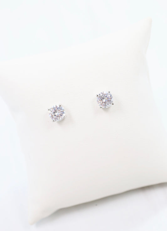 Merriman CZ Stud Earring SILVER