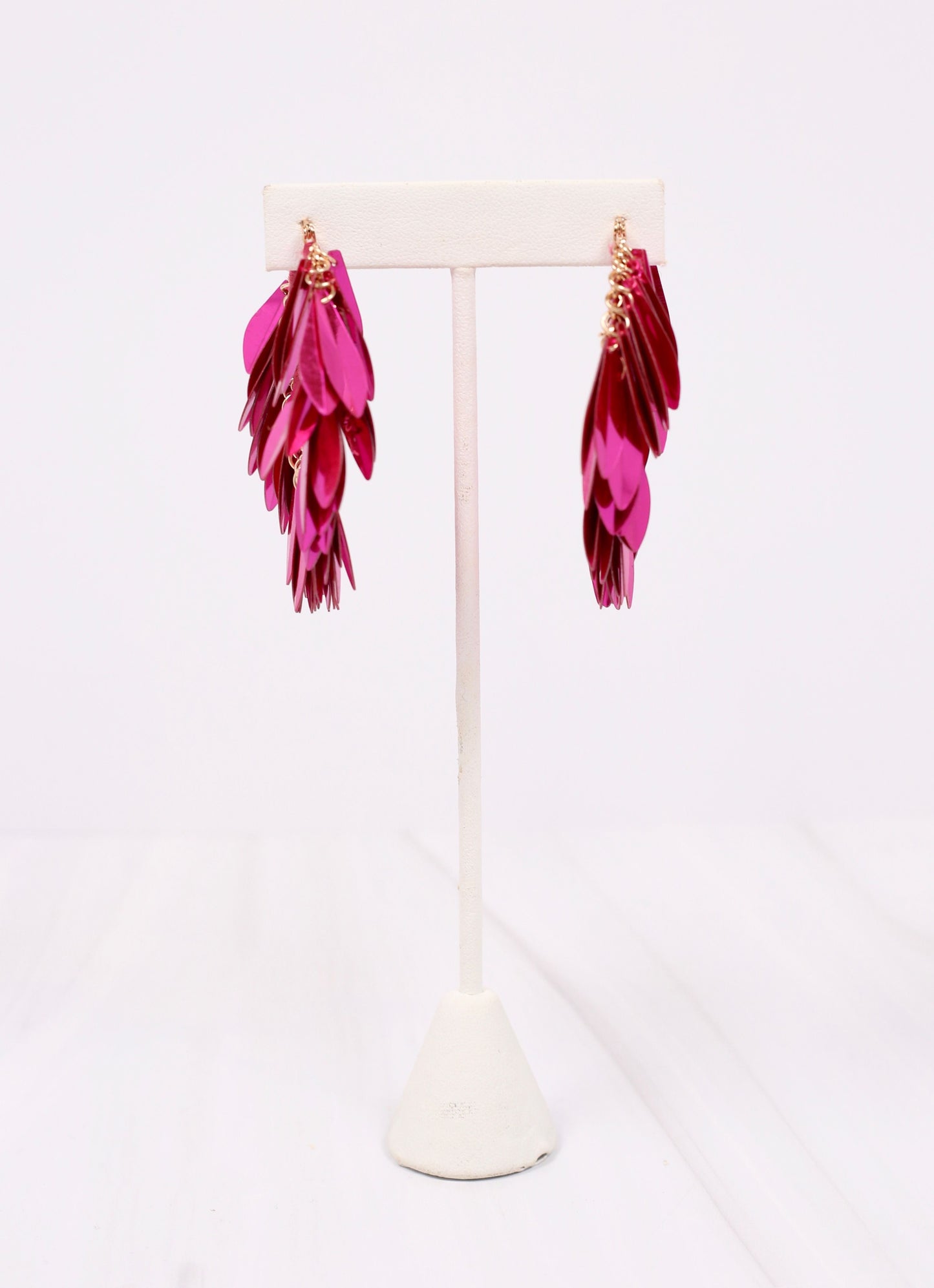 Ramson Sequin Hoop Earring FUCHSIA