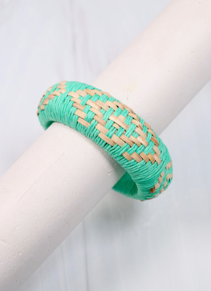 Melbourne Woven Bangle TURQUOISE