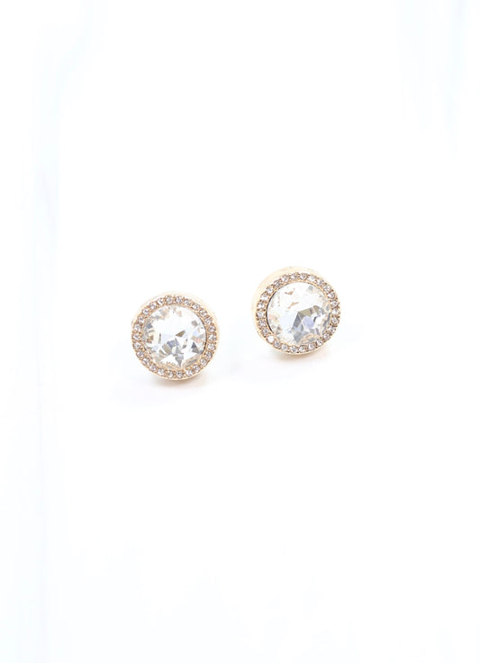 Carlos Crystal Stud Earring CLEAR