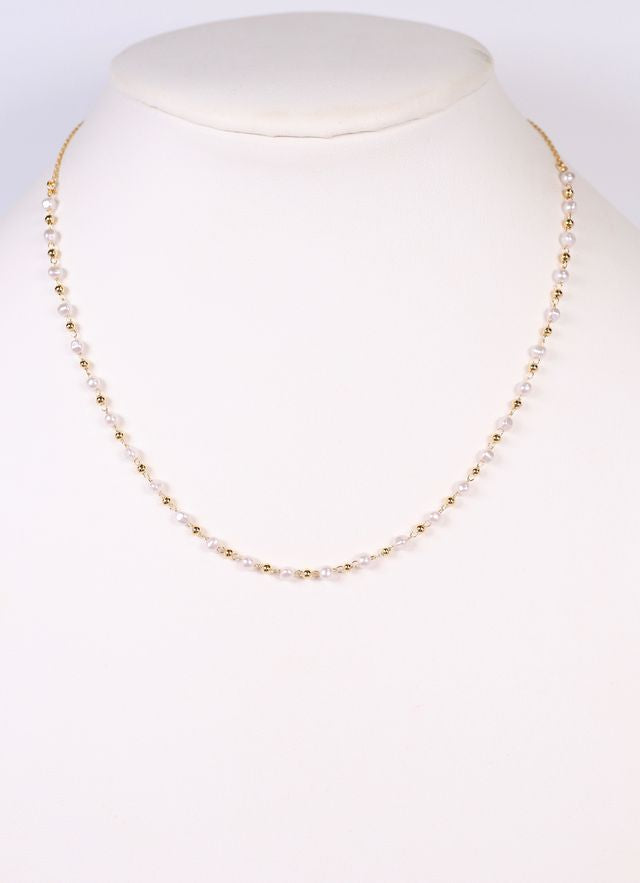 Rubenstein Pearl Necklace GOLD