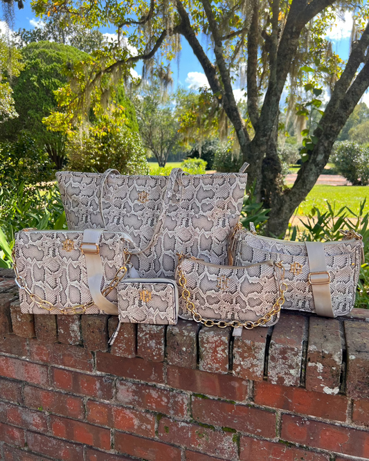 Wholesale Bags on a brick wall