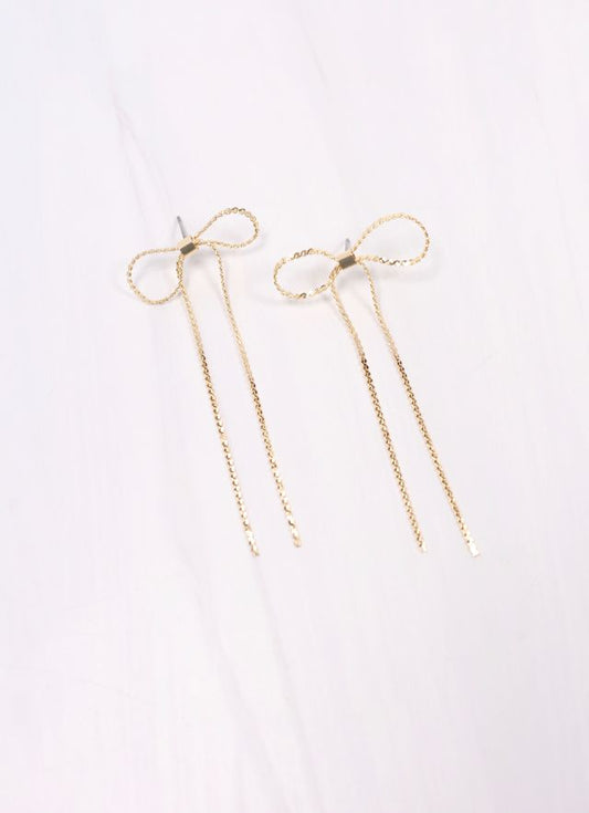 Beila Bow Earring Gold