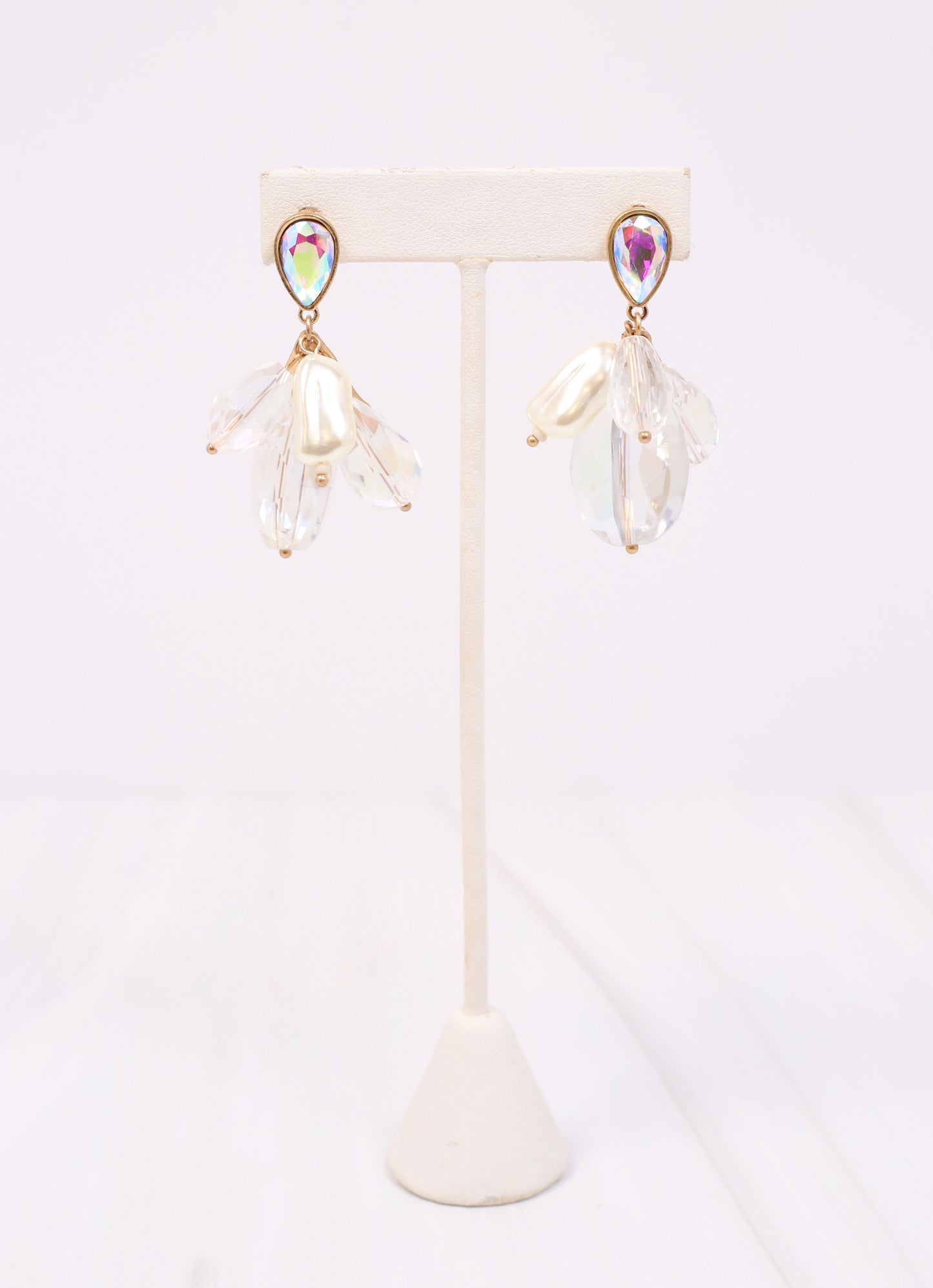 Sylvan Jewel Cluster Earring CLEAR