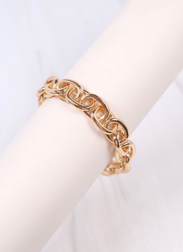 Teresa Link Stretch Bracelet GOLD