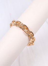 Teresa Link Stretch Bracelet GOLD