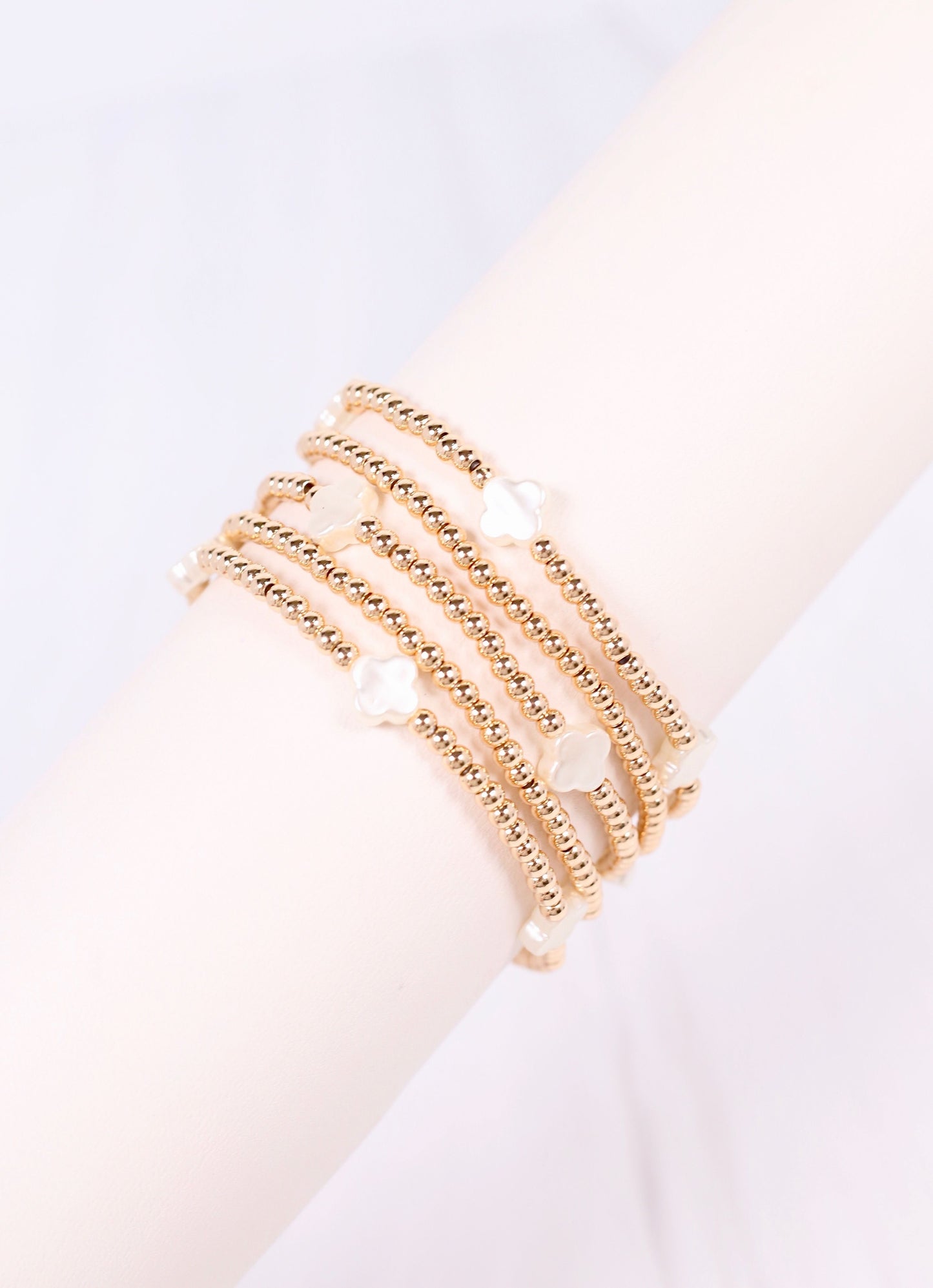 Loken Clover Bracelet Set GOLD