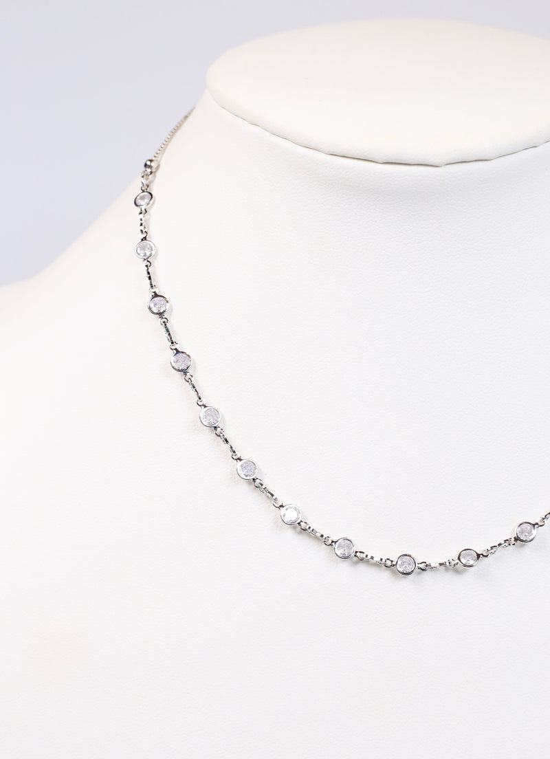 Cantley CZ Necklace SILVER