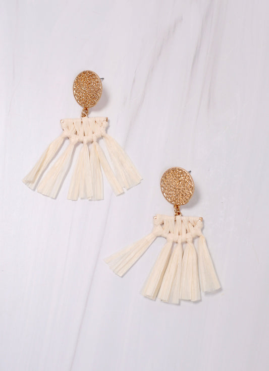 Sherbrooke Wrapped Drop Earring Ivory