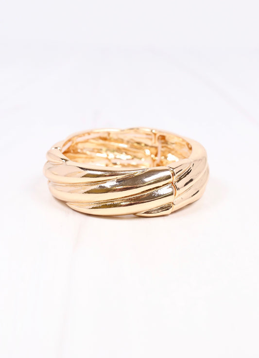 Hackett Stretch Bracelet SHINY GOLD