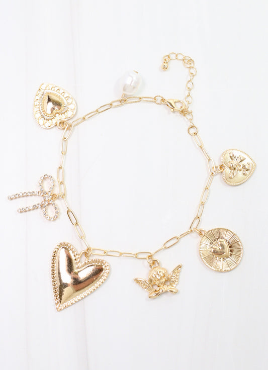 McKay Charm Bracelet Gold