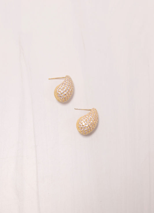 Diaz CZ Drop Earring GOLD