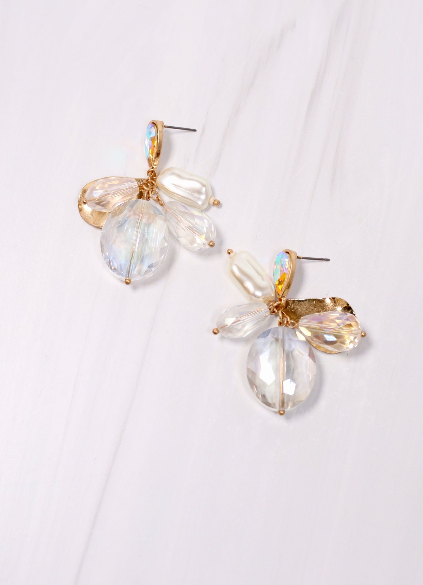 Sylvan Jewel Cluster Earring CLEAR