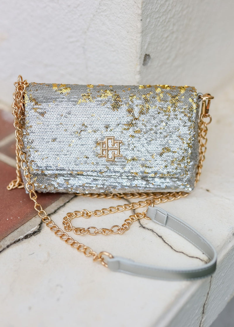 Shelby Crossbody SILVER GOLD SEQUIN