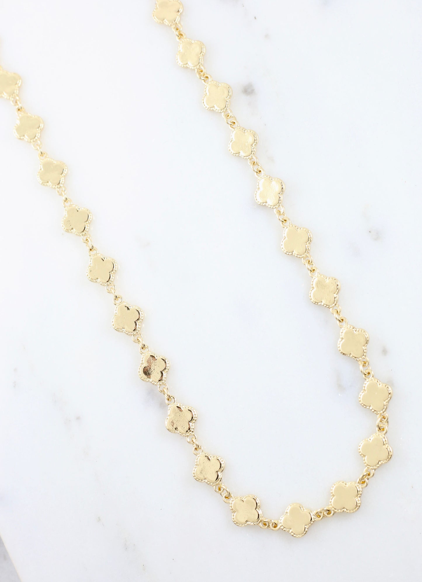 Blackburn Clover Necklace GOLD