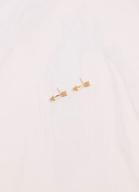 Ferrell CZ Arrow Earring GOLD